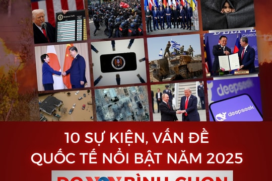 10 sự kiện, vấn đề quốc tế nổi bật năm 2025 do VOV bình chọn