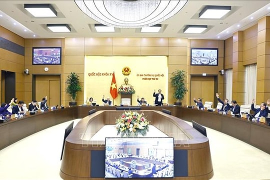 Thông qua Chương trình công tác của Ủy ban Thường vụ Quốc hội năm 2026