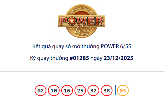 Vé số Vietlott trúng giải Jackpot 2 bán ở tỉnh Sơn La