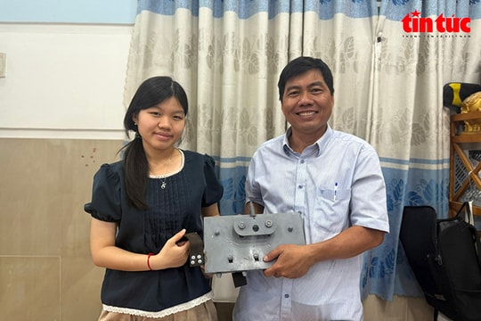 Hai cha con với sáng kiến thoát hiểm cháy nổ nhà cao tầng bằng cáp xiên