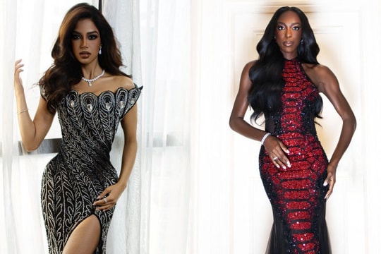 Hai mỹ nhân quốc tế tỏa sáng với thiết kế Việt