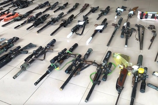 Đường dây mua bán hàng nghìn khẩu súng quân dụng bị phát hiện