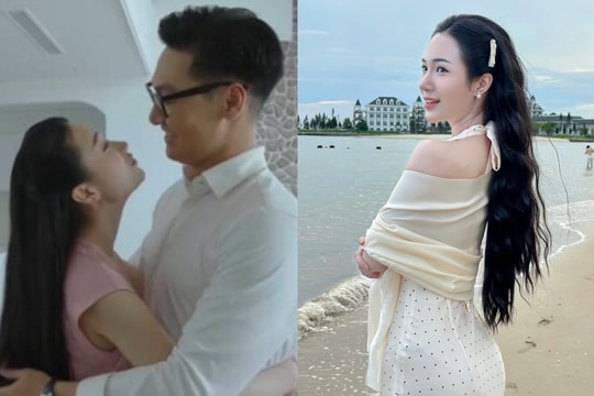 Nữ diễn viên đóng vợ trẻ, kém Mạnh Trường 16 tuổi trong phim giờ vàng VTV là ai?