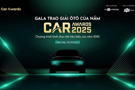 Chiều nay trao giải Car Awards 2025