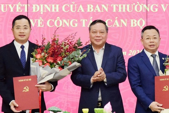 Hà Nội có tân Chánh Văn phòng Thành ủy
