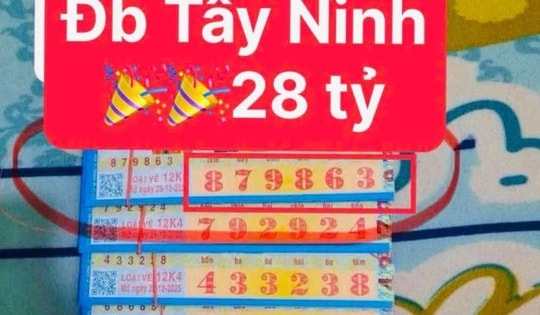 Xổ số miền Nam: Ngỡ ngàng độc đắc của 2 đài lại ghé Tây Ninh