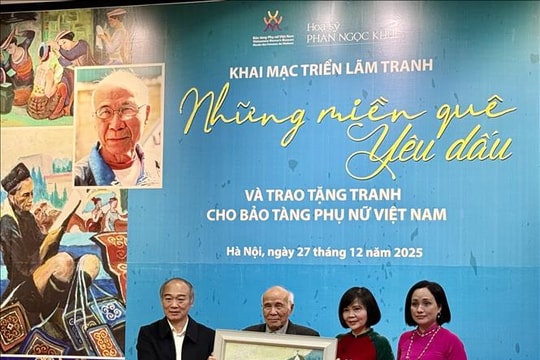 Hành trình hơn bốn thập kỷ giữ hồn quê Việt bằng hội họa