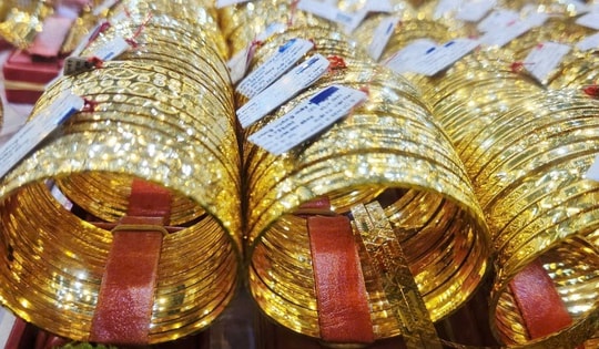Sáng 27-12, giá vàng miếng SJC tăng 3 ngày liên tục