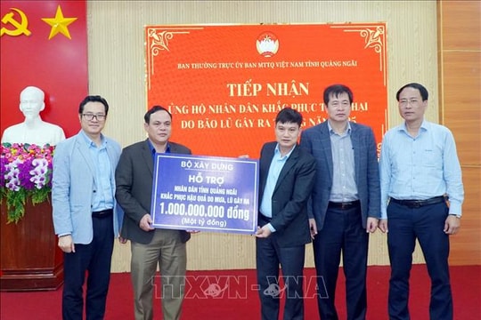Hơn 91 tỷ đồng ủng hộ đồng bào Quảng Ngãi bị ảnh hưởng bởi bão, lũ