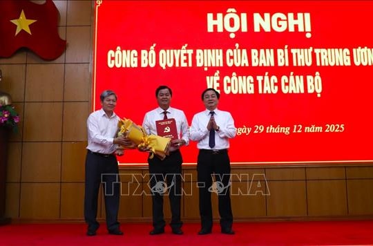 Tỉnh ủy Tây Ninh công bố quyết định về công tác cán bộ