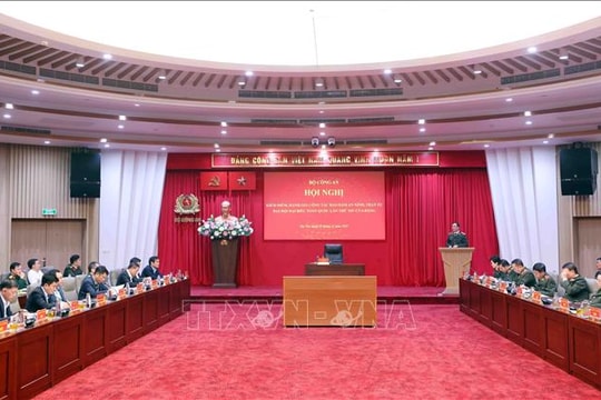 Hội nghị kiểm điểm, đánh giá công tác đảm bảo an ninh, trật tự Đại hội XIV của Đảng