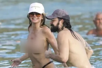 Siêu mẫu Heidi Klum gây bàn tán