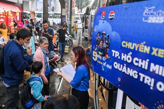 Sinh viên, lao động khó khăn ở TPHCM, Đồng Nai được tặng 4.230 vé xe Tết