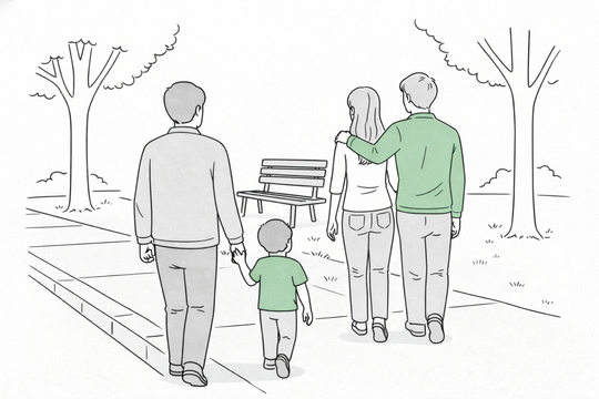 Anh họ nuôi của vợ khoác vai em trước mặt tôi