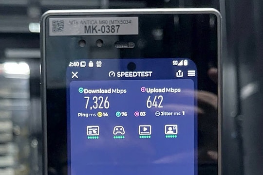 Mạng 5G tốc độ hơn 7 Gbps trong thử nghiệm tại Việt Nam