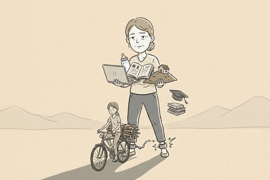 Tôi gồng mình kiếm sống nuôi con, còn chồng bước vào giấc mơ nghiên cứu sinh