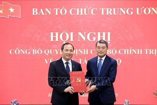 Đồng chí Hoàng Trung Dũng giữ chức Phó Trưởng Ban Tổ chức Trung ương