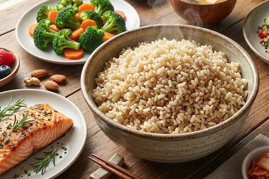 Ăn gạo lứt giảm mỡ gan như thế nào