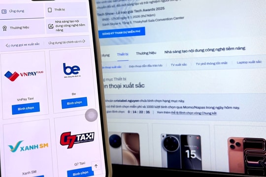 Hôm nay đóng cổng bình chọn Tech Awards 2025