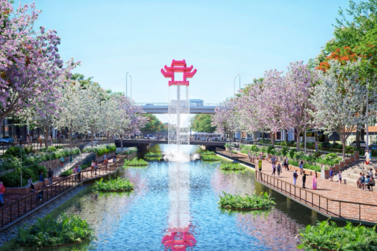 Định hướng kiến trúc, cảnh quan công viên hai bên sông Tô Lịch