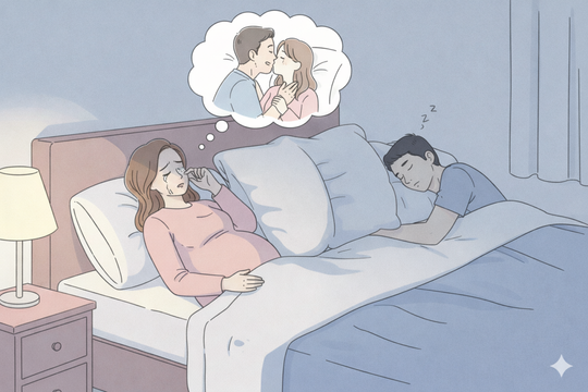 Chồng để gối ôm giữa tôi và anh mỗi khi lên giường ngủ