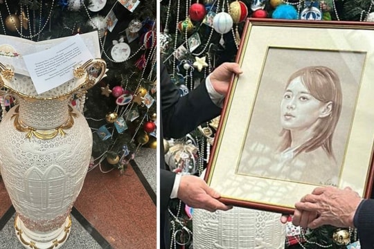 Nga tặng tranh chân dung cho em gái ông Kim Jong-un