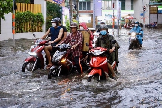 Xuất hiện đợt triều cường mới ở ven biển Đông Nam Bộ