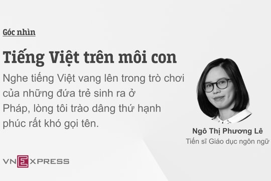 Tiếng Việt trên môi con