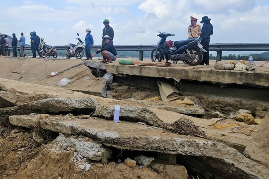 Hiện trường bờ kè sập làm 4 người chết ở Đăk Lăk