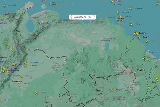 Không phận Venezuela vắng tanh giữa đòn tập kích
