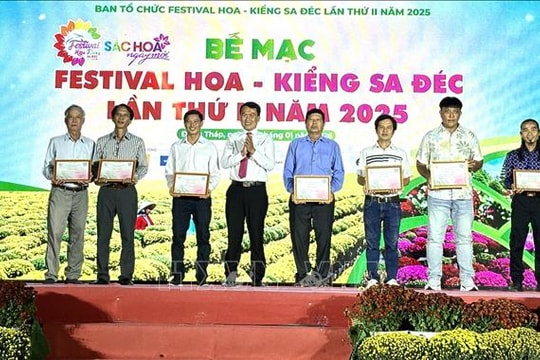 Bế mạc Festival Hoa - Kiểng Sa Đéc lần thứ 2 năm 2025