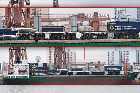 Trung Quốc biến tàu container thành 'tàu sân bay UAV'