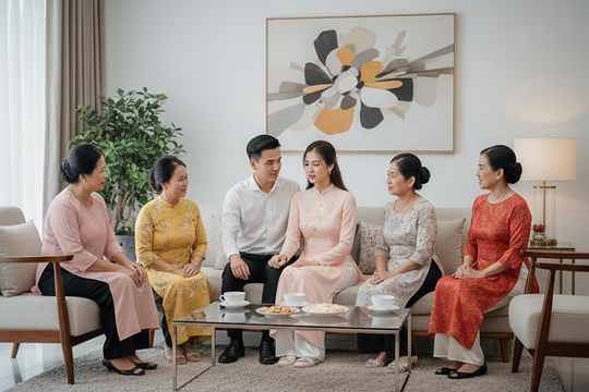 Ám ảnh 'ăn đủ mâm, chào đủ lượt' của nàng dâu về nhà chồng ăn Tết lần đầu