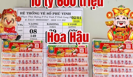 Xổ số miền Nam: TPHCM, Tây Ninh, Vĩnh Long liên tục có người trúng độc đắc