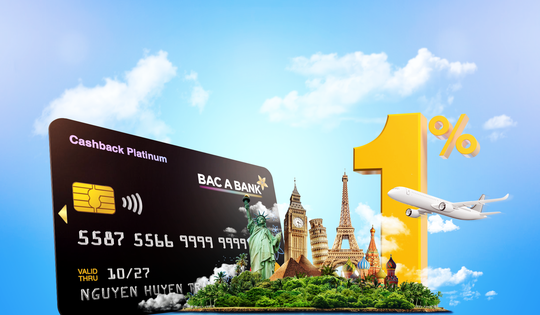 Hứng khởi bắt đầu hành trình năm châu cùng thẻ tín dụng BAC A BANK