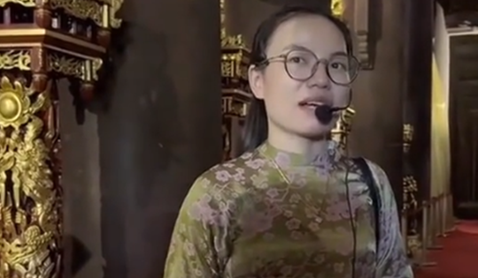 Xác minh clip hướng dẫn viên ở Lam Kinh nói về nhà Tây Sơn