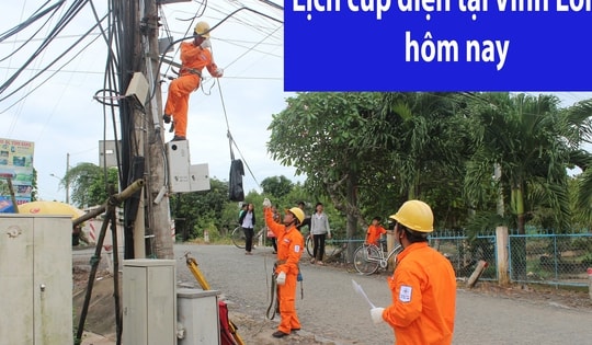 Tra cứu lịch cúp điện Vĩnh Long hôm nay Thứ 2 ngày 5/1/2026