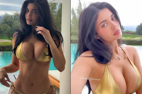 Thời trang bikini 57.000 USD của Kylie Jenner gây chú ý