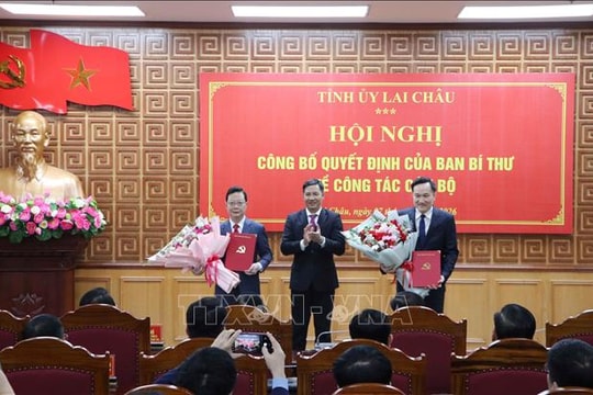 Công bố quyết định của Ban Bí thư về nhân sự Phó Bí thư Tỉnh ủy Lai Châu