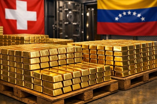 Hồ sơ 127 tấn vàng Venezuela âm thầm "tháo chạy" sang Thụy Sĩ