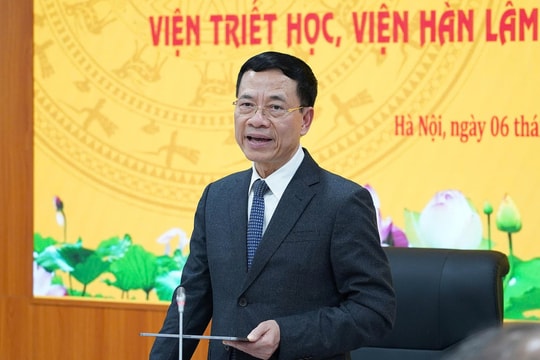 Bộ trưởng Nguyễn Mạnh Hùng: 'Việt Nam nên có triết học về AI'