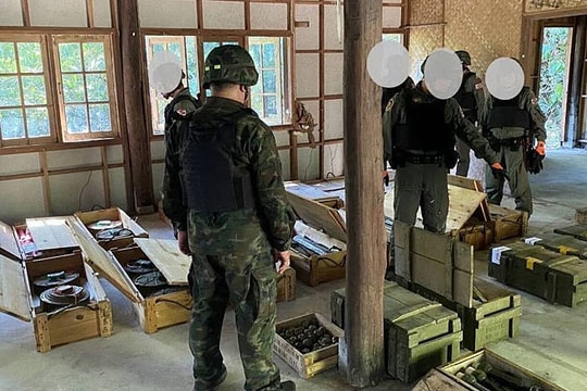 Thái Lan tuyên bố phát hiện kho vũ khí trong sòng bạc Campuchia