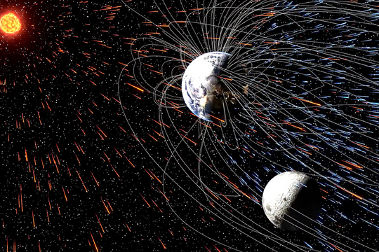 Mặt Trăng hấp thụ khí quyển Trái Đất hàng tỷ năm qua