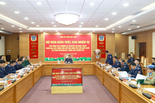 Nữ sĩ quan Cảnh sát biển Việt Nam đầu tiên thực hiện sứ mệnh Gìn giữ hòa bình