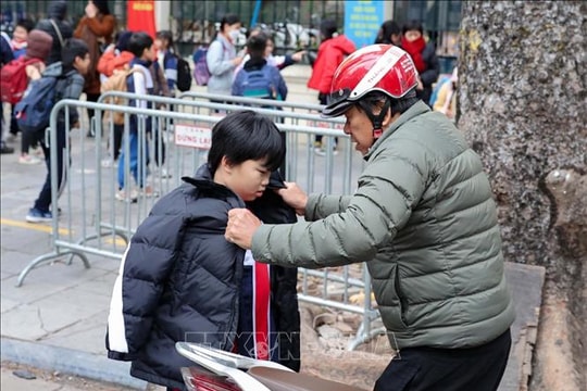 Hà Nội chủ động ứng phó rét đậm, rét hại, bảo đảm sức khỏe cho học sinh