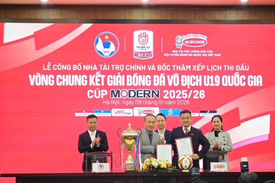 Bốc thăm xếp lịch thi đấu vòng chung kết giải Vô địch U19 quốc gia