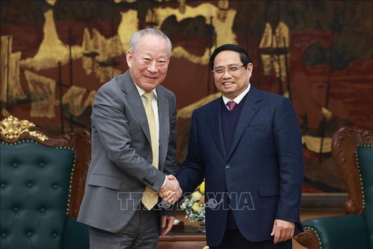 Thủ tướng Phạm Minh Chính tiếp lãnh đạo Tập đoàn xây dựng hạ tầng hàng đầu Trung Quốc