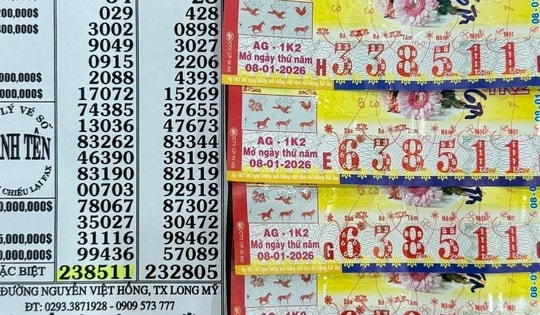 Xổ số miền Nam: Giải độc đắc 2 đài trúng ở Cần Thơ, đại lý kêu gọi khách hàng dò vé số