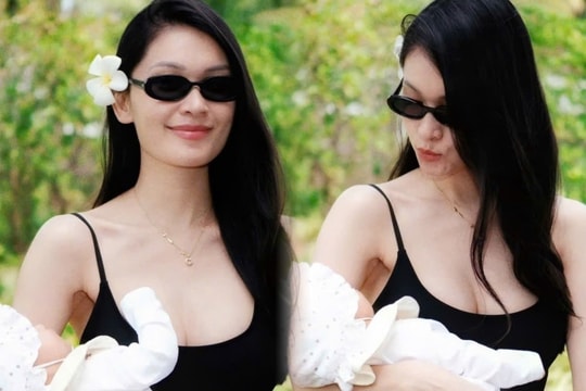 Á hậu Thùy Dung khoe ảnh con gái