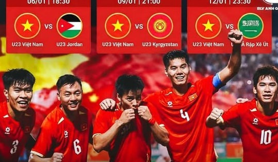 Xem trực tiếp U23 Việt Nam vs U23 Kyrgyzstan ở đâu, kênh nào tối 9/1?